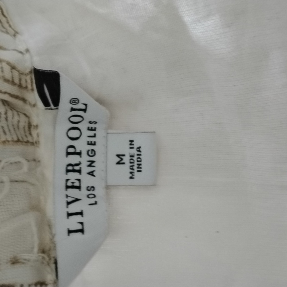 NEW! Liverpool Los Angeles Tie Strap Easy Fit Woven Maxi Dress w/ Pockets! - Picture 11 of 11